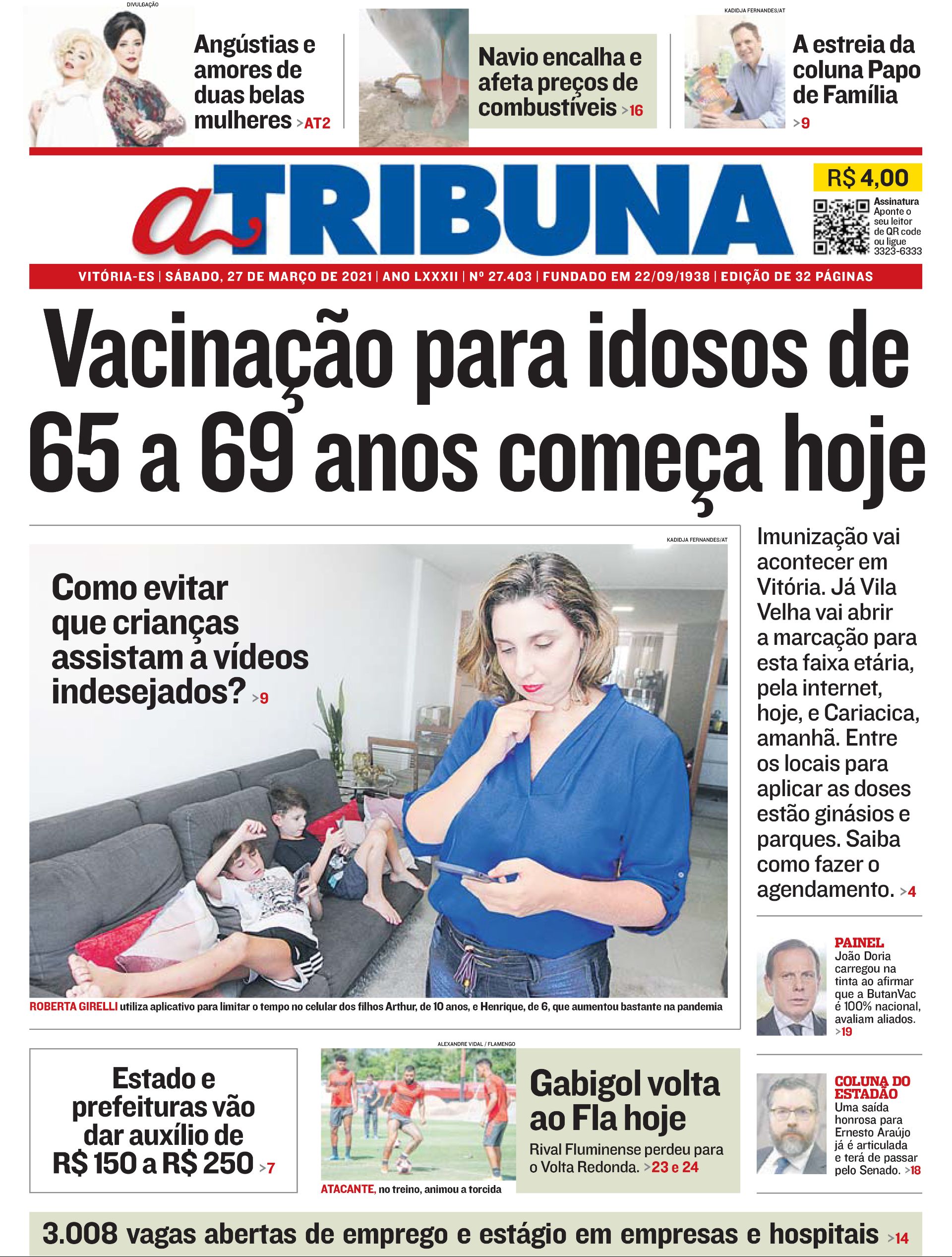 (Foto: Reprodução/ Jornal A Tribuna)