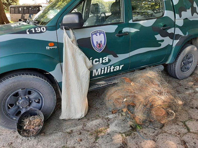 Registro de um dos dias da operação realizada pela Polícia Ambiental (Foto: Divulgação/BPMA)