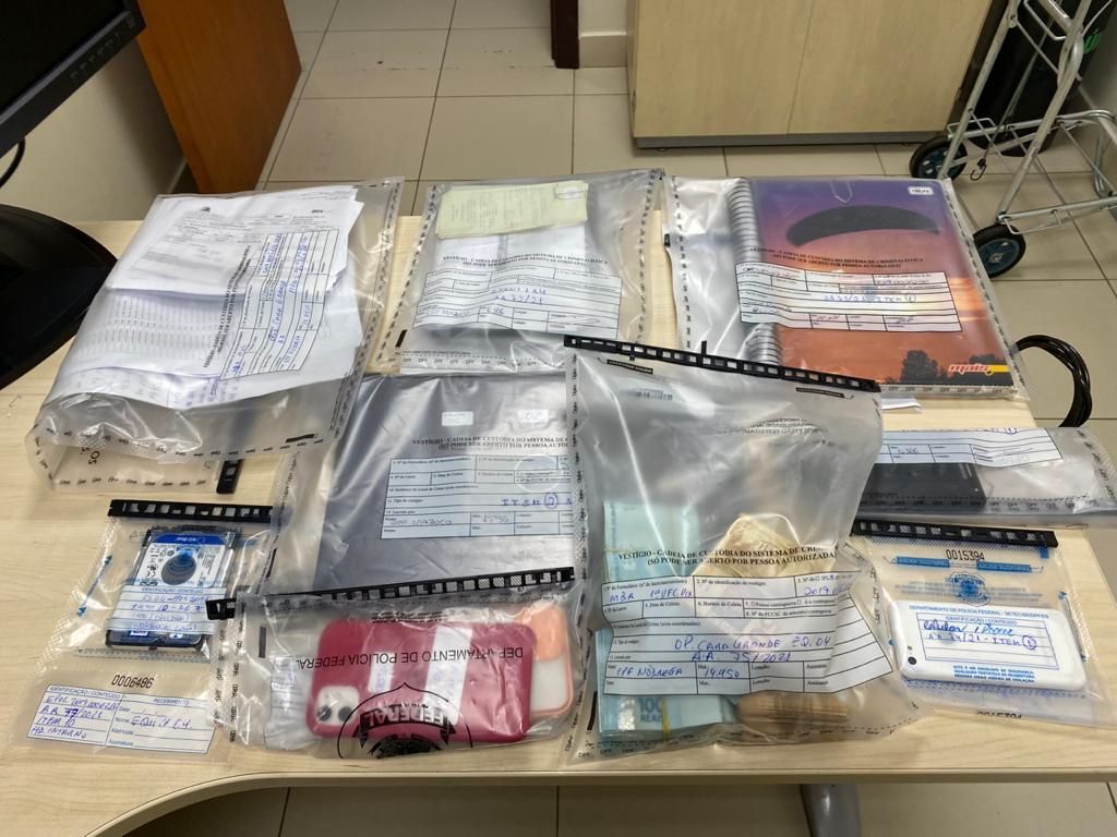Apreensão feita durante a operação "Cara Grande" (Foto: Divulgação/ PF)