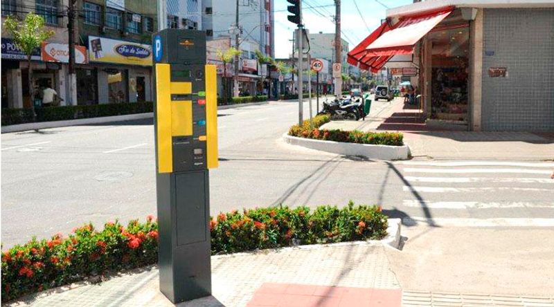 Estacionamento rotativo no Centro de Vila Velha (Foto: Divulgação / PMVV)