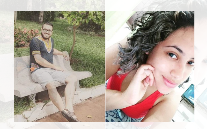 Fernando Danzinguer e Any Caroline Duarte da Silva morreram no acidente (Foto: Reprodução/Redes Sociais)