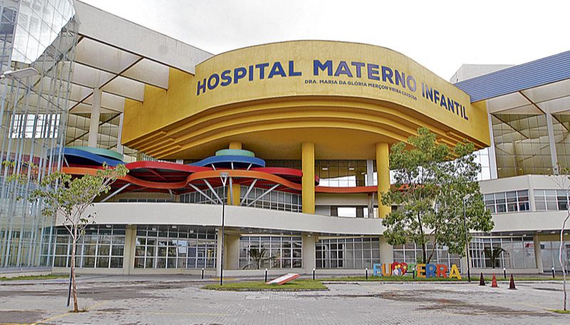 Hospital Materno infantil, na Serra (Foto: Fábio Nunes / AT)