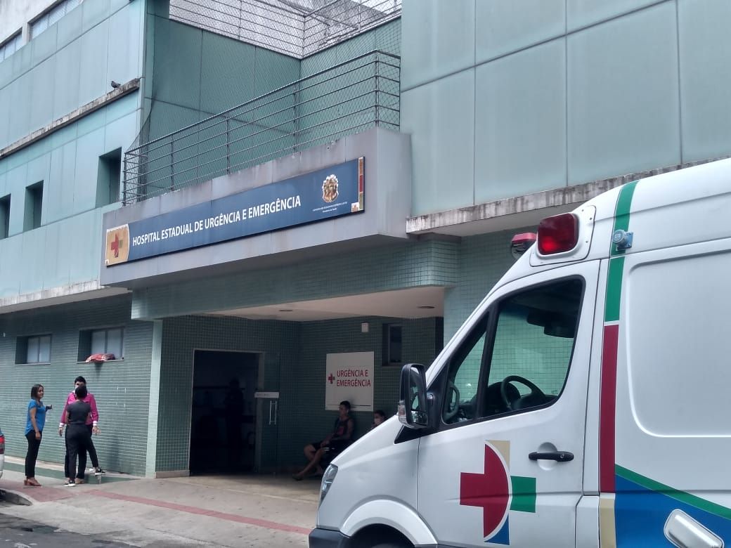 Hospital Estadual de Urgência e Emergência (HEUE), em Vitória (Foto: Fábio Nunes/ AT/ 24/03/2021)