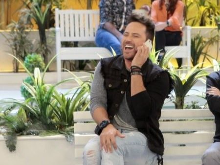Kleber Lopes como Ricky Marcos no programa A Praça é Nossa do SBT (Foto: Lourival Ribeiro/SBT)
