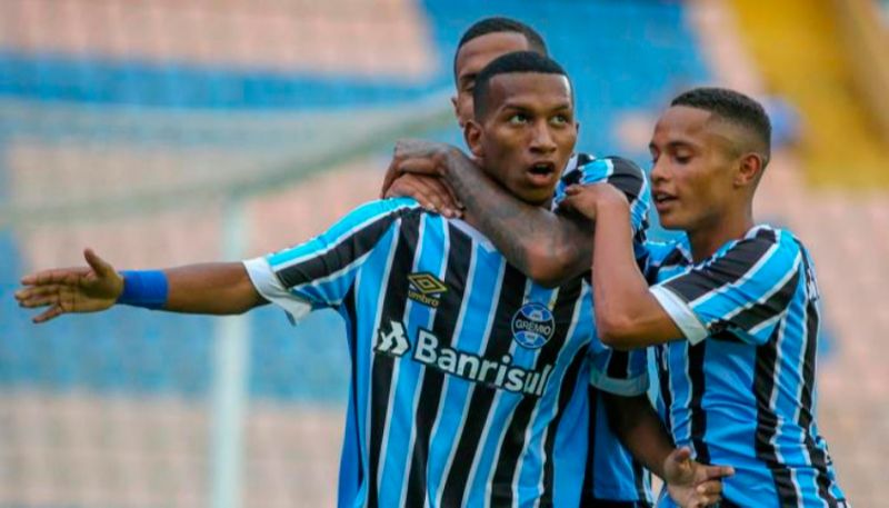 Léo Chu, atacante do Grêmio (Foto: Guilherme Gomes/Grêmio FBPA)