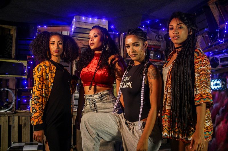 As rappers Melaninas MCs são uma das atrações musicais da quinta edição do Torta Black (Foto: Divulgação/Torta Black)