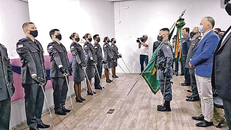 Policiais militares (Foto: Rodrigo Araujo/ Governo-ES)