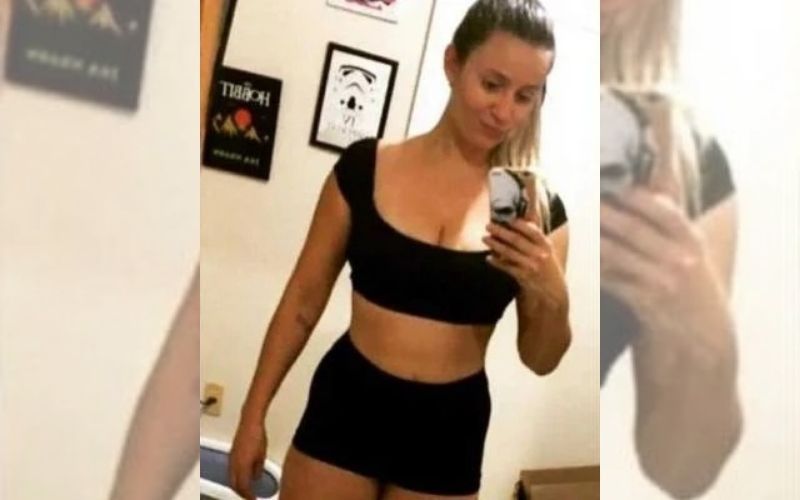 Na mensagem, vizinhas pediam que ela não circulasse pelas áreas comuns do prédio com roupas de academia e "shortinhos" (Foto: Divulgação)