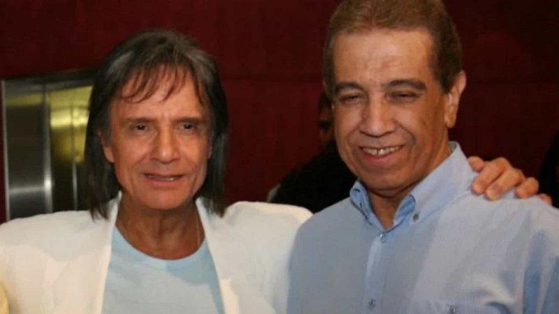 Lauro Braga (à direita), 89, irmão do cantor Roberto Carlos, estava internado há mais de quatro meses e morreu na manhã desta quinta-feira (11) (Foto: Divulgação/ Instagram)