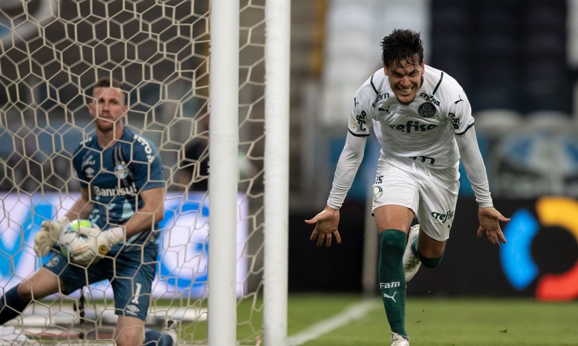 O Palmeiras venceu na primeira partida da final da Copa do Brasil (Foto: Lucas Figueiredo/ CBF/ Divulgação)