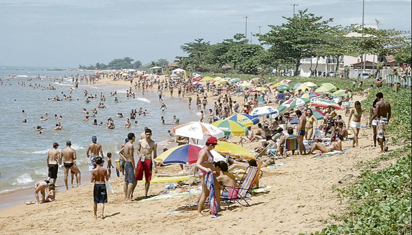 Praia da Barra do Sahy, Aracruz: (Foto: Arquivo / AT)