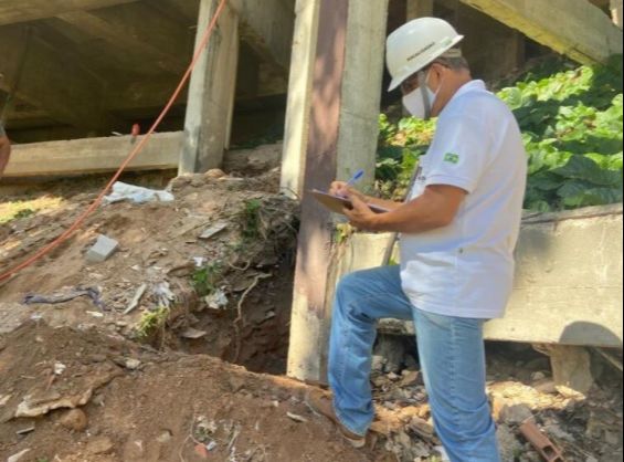 Edifício Acapulco, bloco B, foi notificado pelo Crea-ES por obra irregular (Foto: Divulgação/Crea-ES)