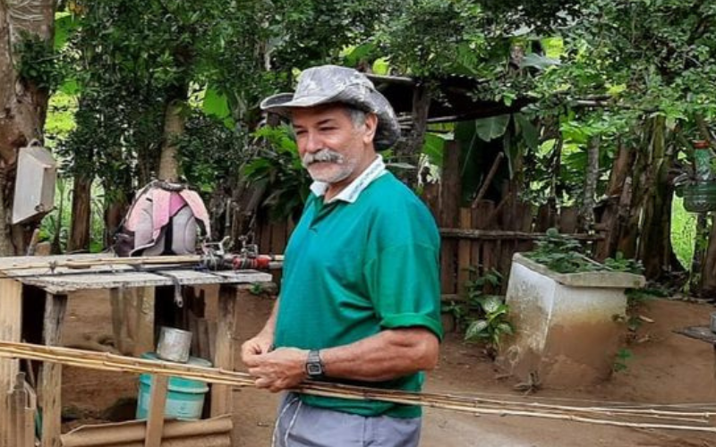 Sebastião Machado morreu após ser atingido por bloco de granito (Foto: Divulgação)