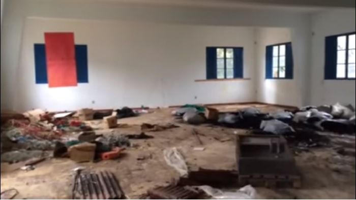 Sala abandonada (Foto: Reprodução vídeo Youtube Helio Fiorot)