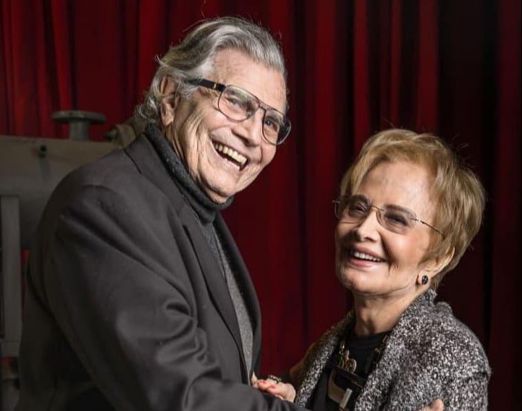 Tarcísio Meira e Glória Pires foram vacinados em março (Foto: Reprodução / Instagram)
