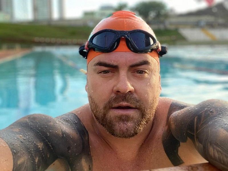 O triatleta Fábio Torrecillas passou dez dias intubado na UTI após testar positivo para o novo coronavírus (Foto: Acervo Pessoal)