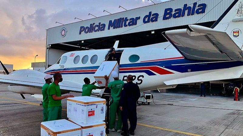 Acidente não prejudicou as vacinas (Foto: Divulgação / Sesab)