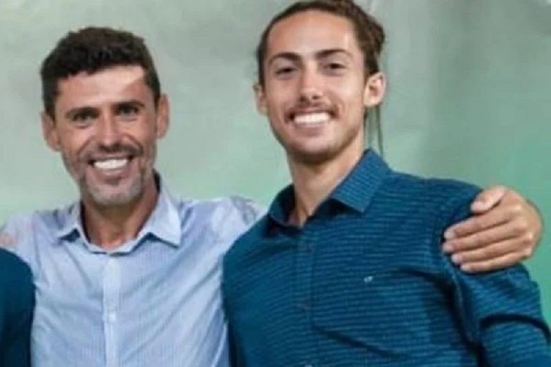O vereador Danilo do Mercado (à esquerda) foi morto a tiros junto com o filho, Gabriel da Silva (à esquerda) (Foto: Reprodução/ Instagram)