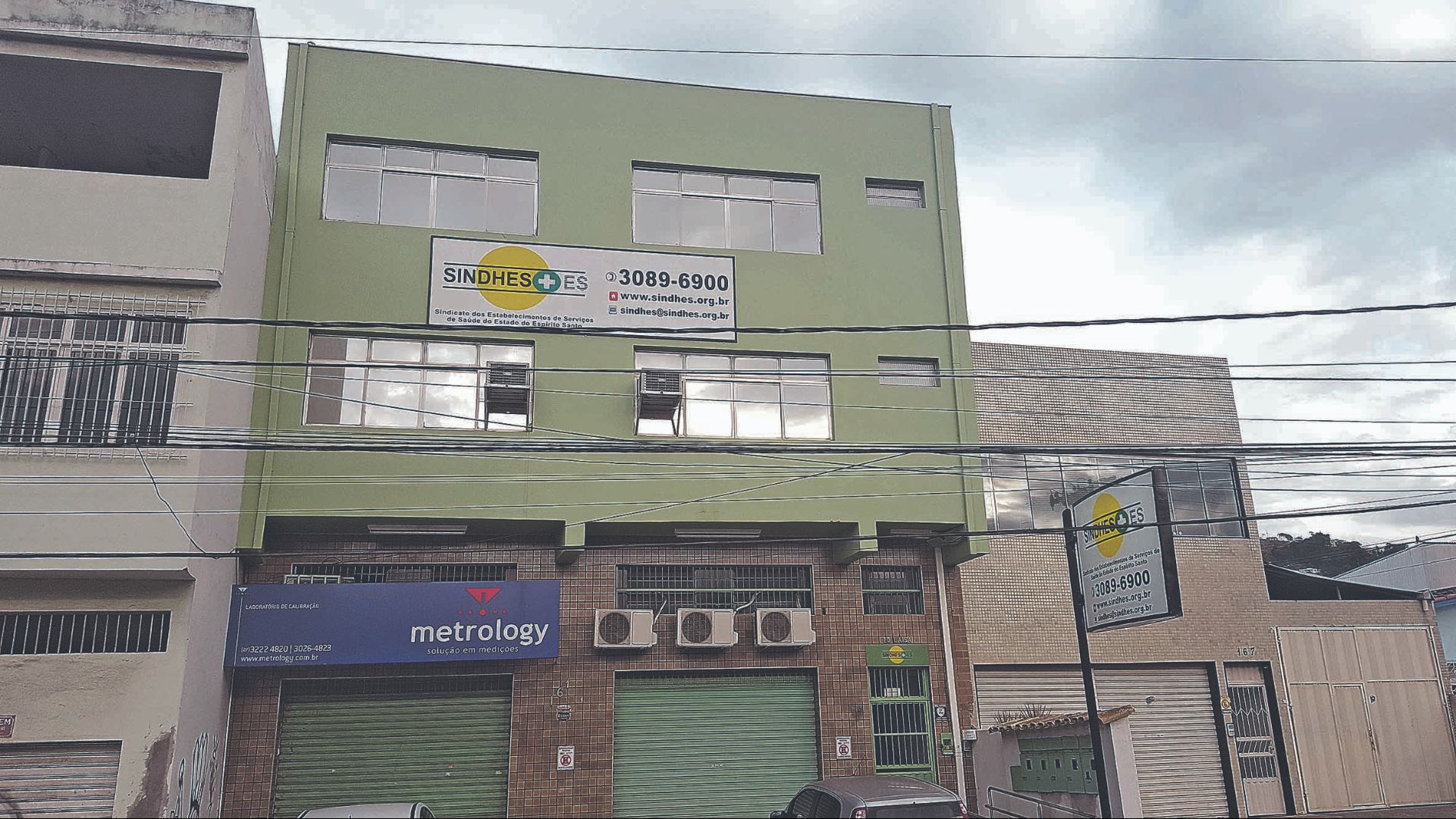 Sede do Sindicato dos Estabelecimentos de Serviços de Saúde que tem atuação em todo o Espírito Santo
