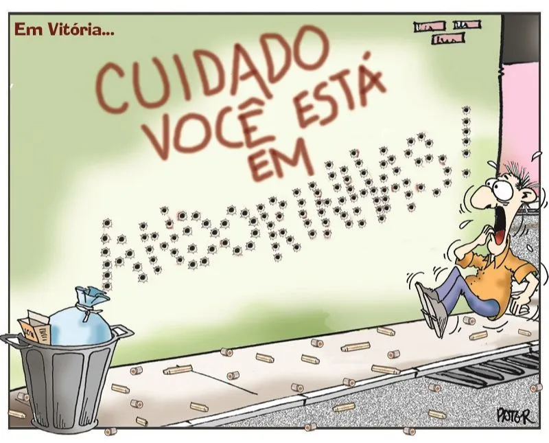 Imagem ilustrativa da imagem Charge do Dia: Em Vitória...