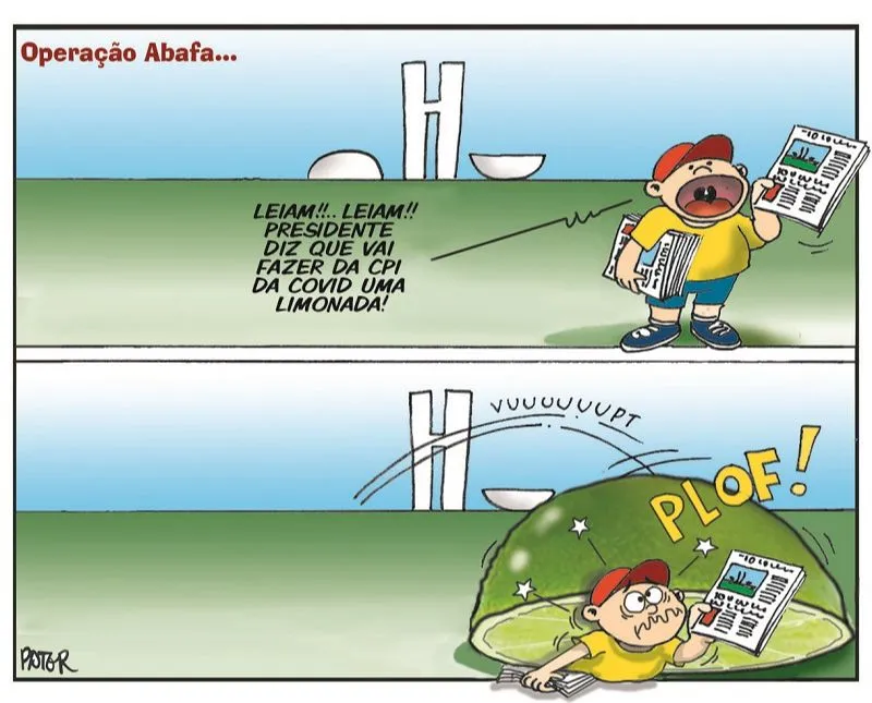 Imagem ilustrativa da imagem Charge do Dia: Operação Abafa