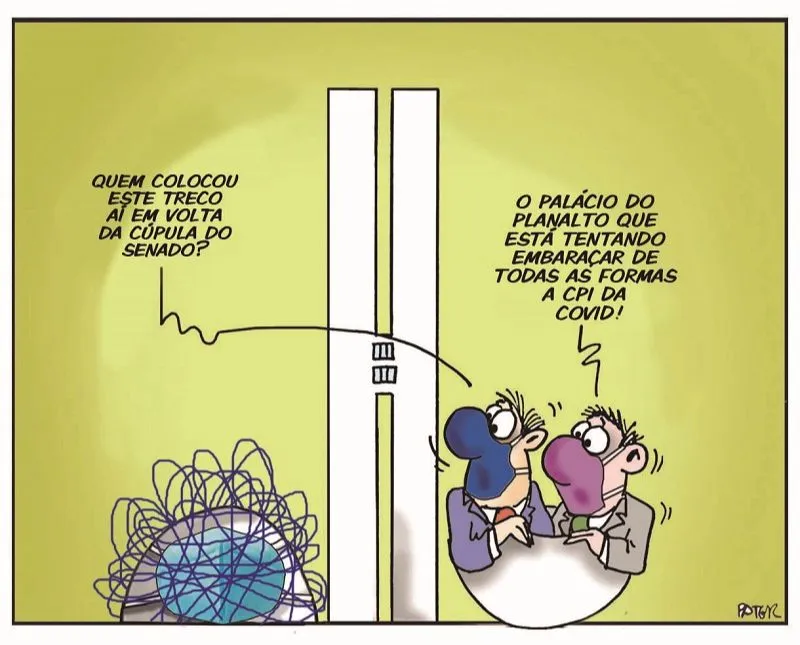 Imagem ilustrativa da imagem Charge do Dia: Embaraço