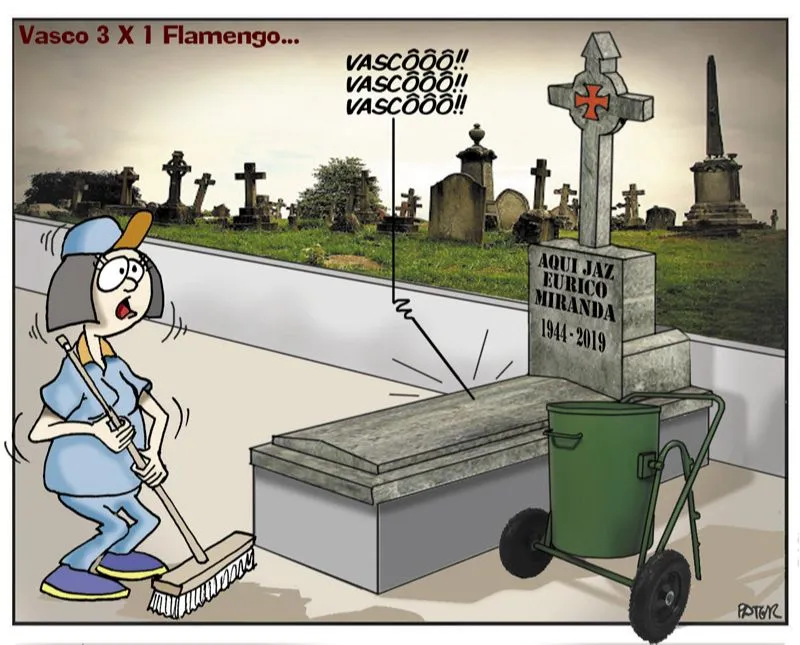 Imagem ilustrativa da imagem Pater e a vitória do Vasco sobre o Flamengo