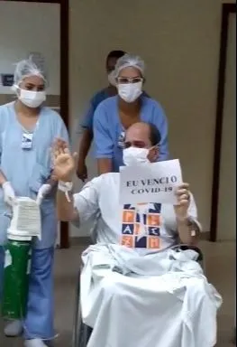 Imagem ilustrativa da imagem VÍDEO | Internado com Covid-19, guardião do Convento deixa a UTI