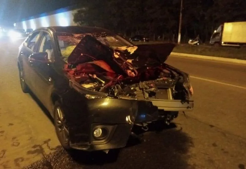 Imagem ilustrativa da imagem Motorista que atropelou casal em moto permanece preso após não pagar fiança