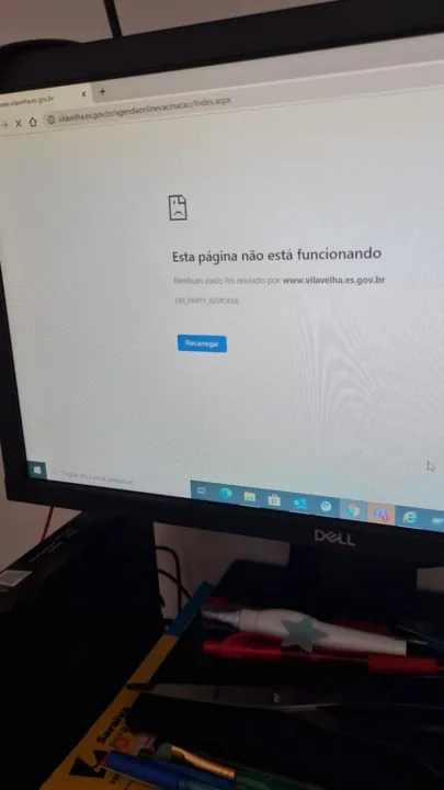 Imagem ilustrativa da imagem Moradores de Vila Velha reclamam de falha em site para agendar vacinação