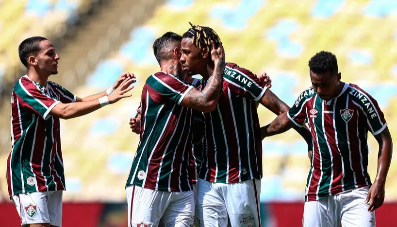 Imagem ilustrativa da imagem Fluminense goleia Madureira de virada e evita Fla-Flu na semi do Carioca