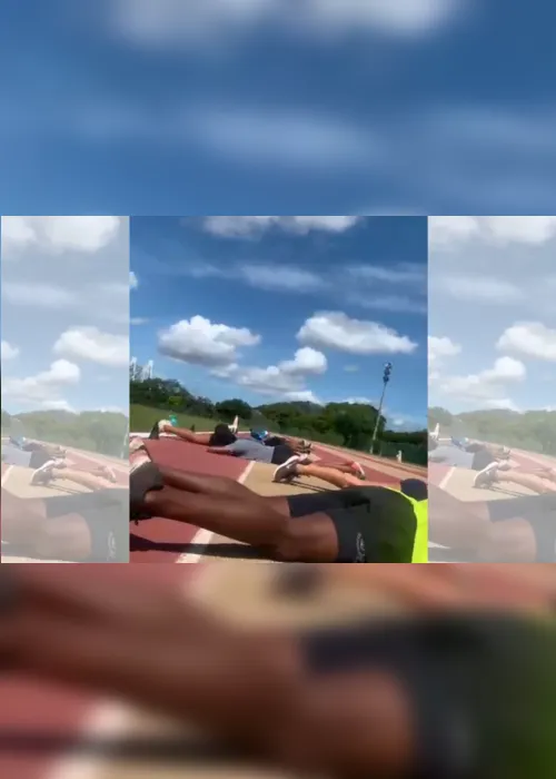 Imagem ilustrativa da imagem VÍDEO | Tiroteio em Vitória: Atletas se jogam no chão durante treino com medo de serem baleados