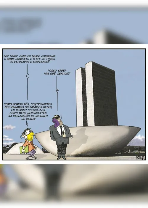 Imagem ilustrativa da imagem Charge do Dia: Imposto de Renda
