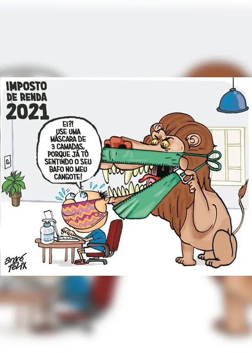 Imagem ilustrativa da imagem Charge do Dia: Imposto de Renda 2021