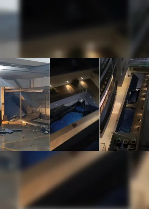 Imagem ilustrativa da imagem Piscina de prédio desaba e inunda garagem em Vila Velha