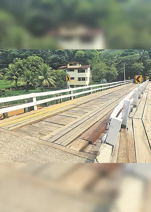 Imagem ilustrativa da imagem Ponte com riscos em rodovia