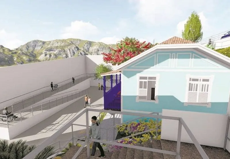 O entorno da casa onde Roberto Carlos nasceu deverá ser revitalizado, conforme a projeção feita pela prefeitura de Cachoeiro.