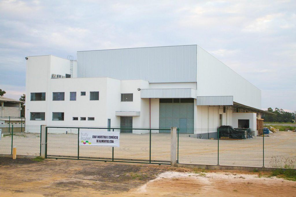 A empresa Craf Brasil em Linhares (Foto: Secom/ Felipe Reis)