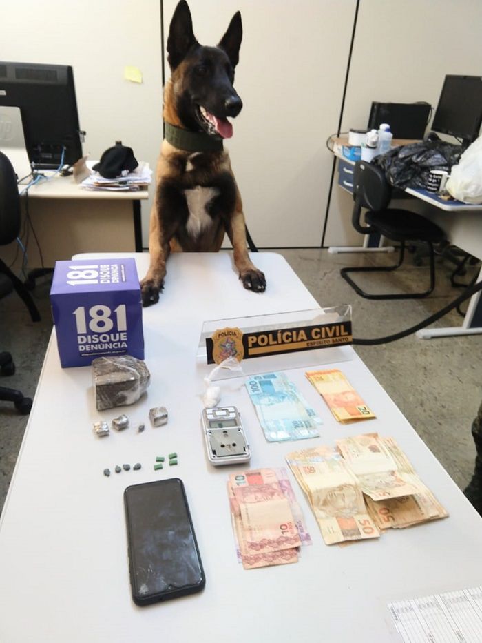 Baruck é o novo integrante da Denarc de Aracruz (Foto: Divulgação Polícia Civil)