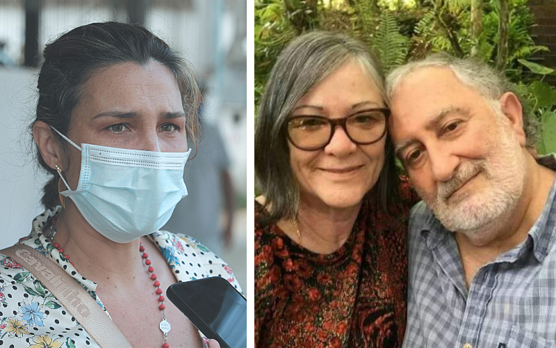 Camila Carmem deu detalhes sobre a mãe, Marinelva Venturin de Paula, e o padrasto, Dali Atash, assassinados em Santa Leopoldina (Foto: Fábio Nunes/AT)