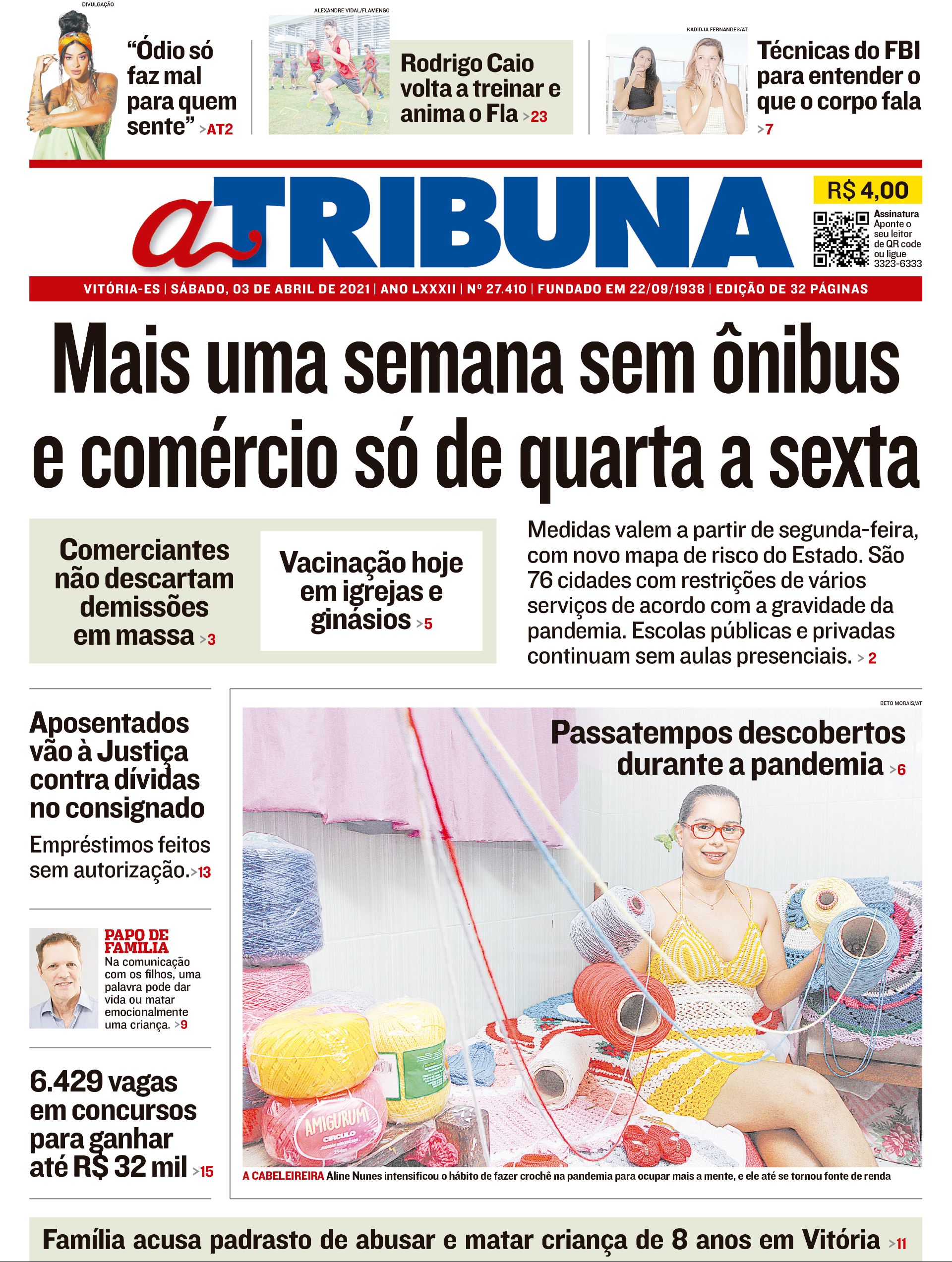 (Foto: Reprodução/ Jornal A Tribuna)