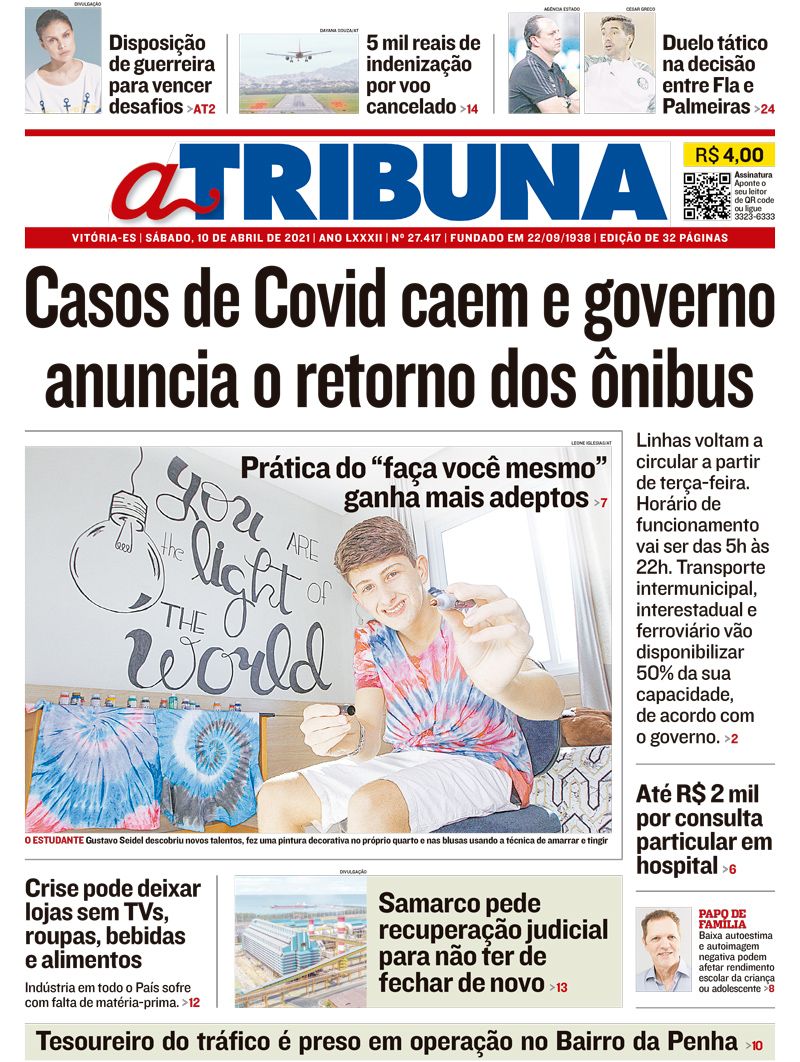 (Foto: Reprodução / Jornal A Tribuna)