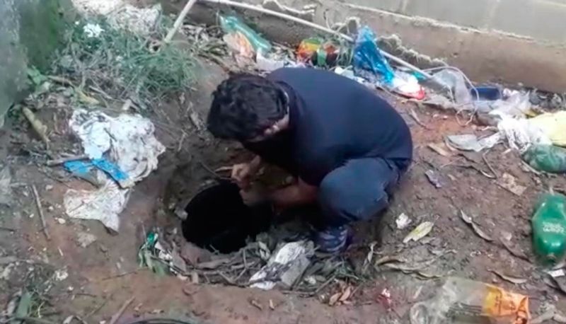 Droga estava enterrada em um barril (Foto: Divulgação / PCES)