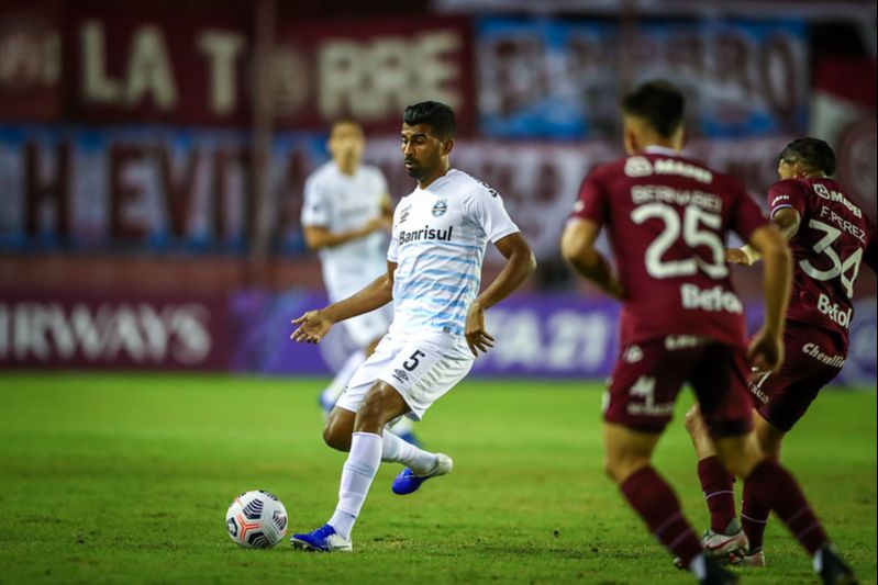 O Grêmio venceu a Lanús (Foto: Lucas Uebel/ Grêmio FBPA/ Divulgação)