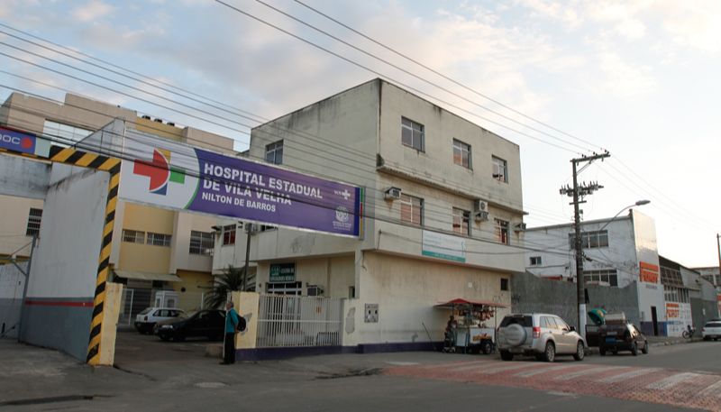 Hospital Estadual de Vila Velha Dr. Nilton de Barros (Foto: Rodrigo Gavini / Arquivo AT)