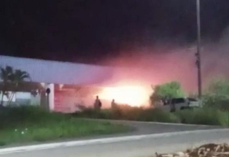 Ocorreu um princípio de incêndio no interior de uma no terminal (Foto: Reprodução)