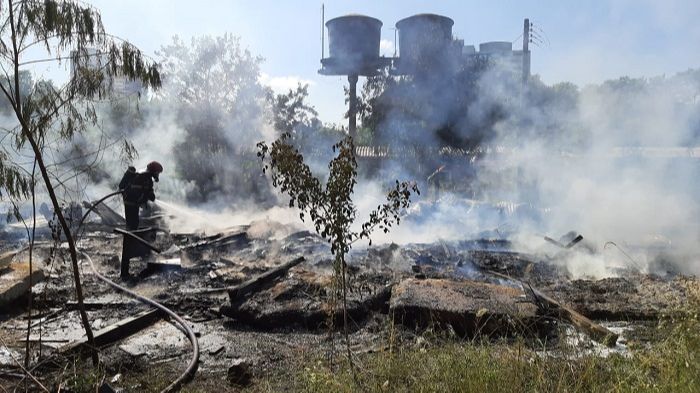 Ainda é desconhecida a causa do incêndio (Foto: Divulgação Corpo de Bombeiros)