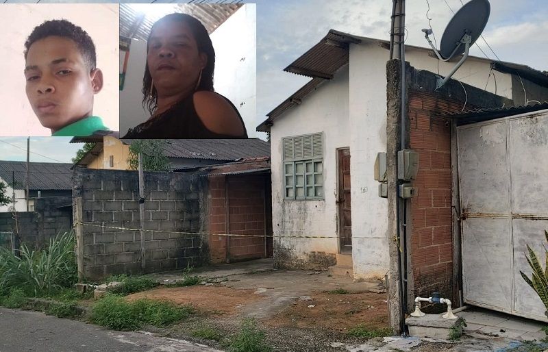 Mãe e filho morreram abraçados embaixo da cama (Foto: Luciana Máximo/Redes sociais)