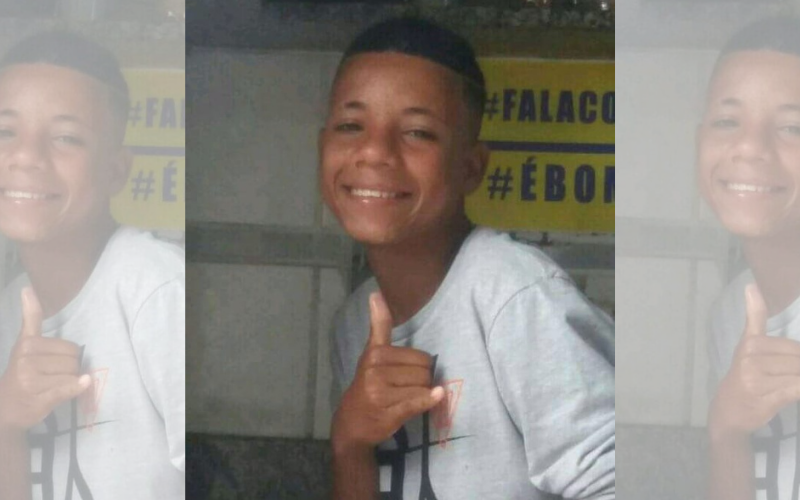 Vitor Rangel da Silva, morto a tiros aos 13 anos (Foto: Reprodução/Acervo Familiar)