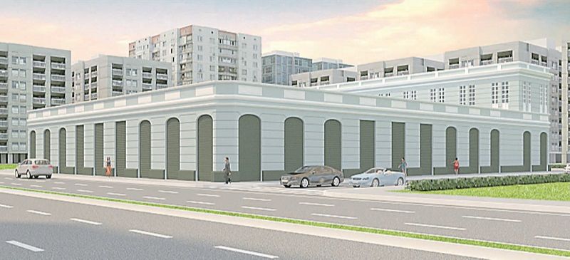 Perspectiva mostra como ficará o mercado após a reforma. Edital para as obras será lançado no 2º semestre (Foto: Prefeitura de Vitória/ Divulgação)